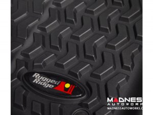 Jeep Wrangler JL All Terrain Floor Liner - Front - Black - Pair